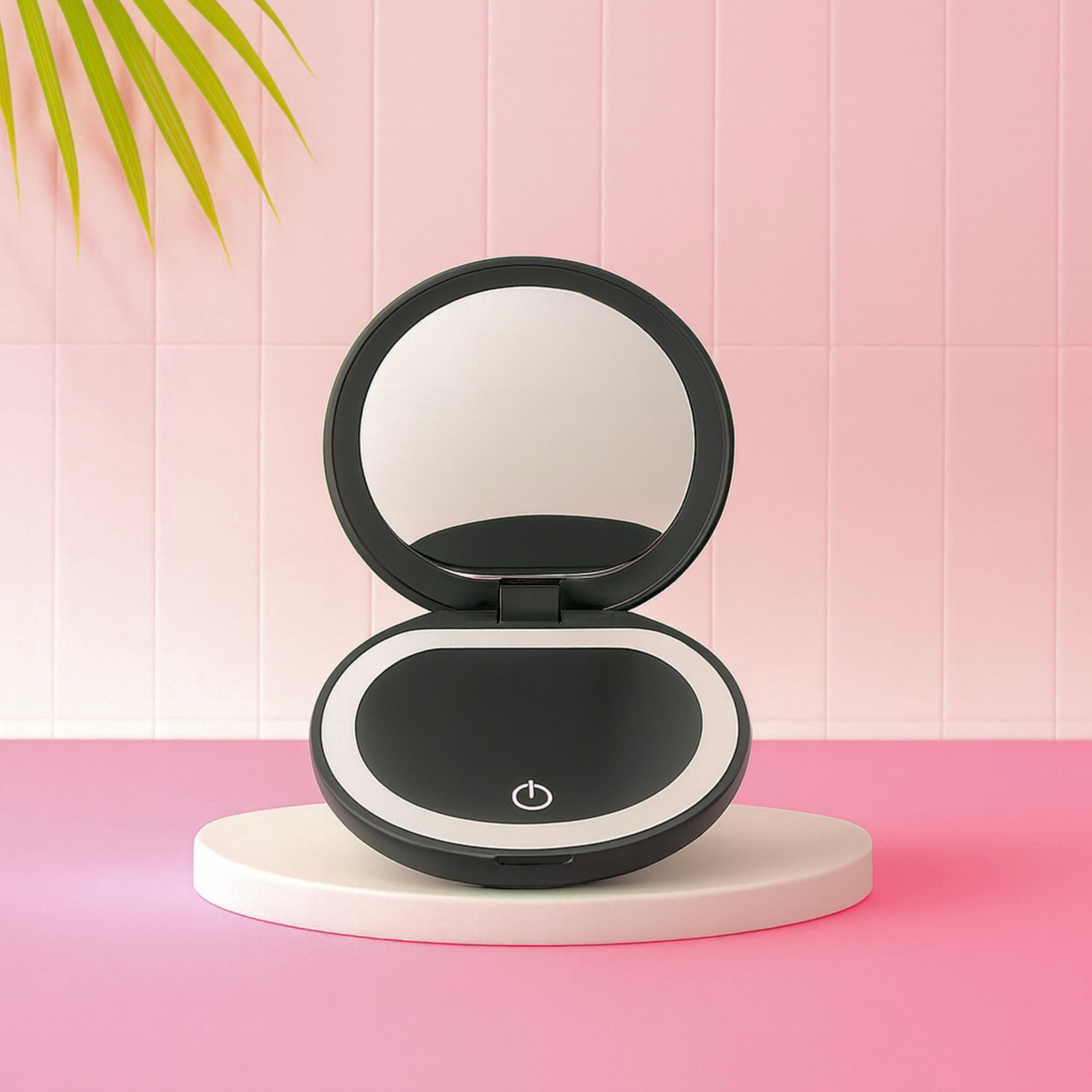 Miroir LED Compact - Noir