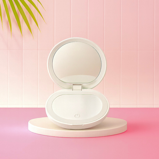 Miroir LED Compact - Blanc