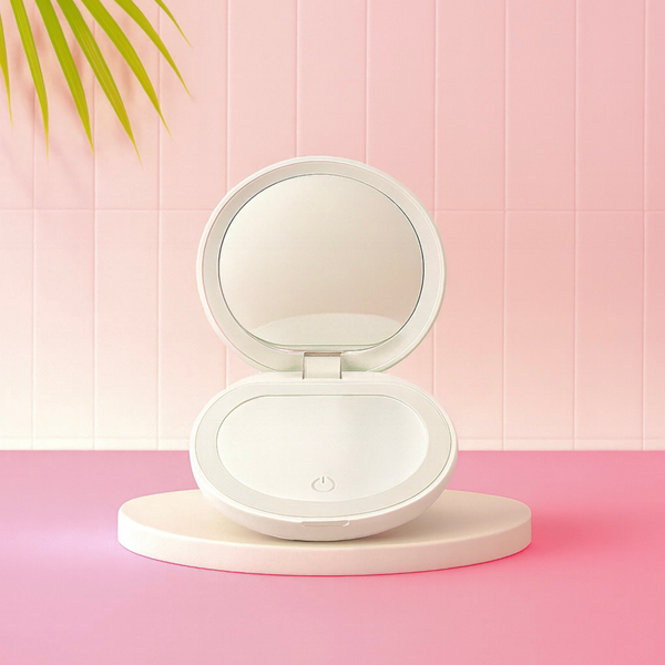 Miroir LED Compact - Blanc
